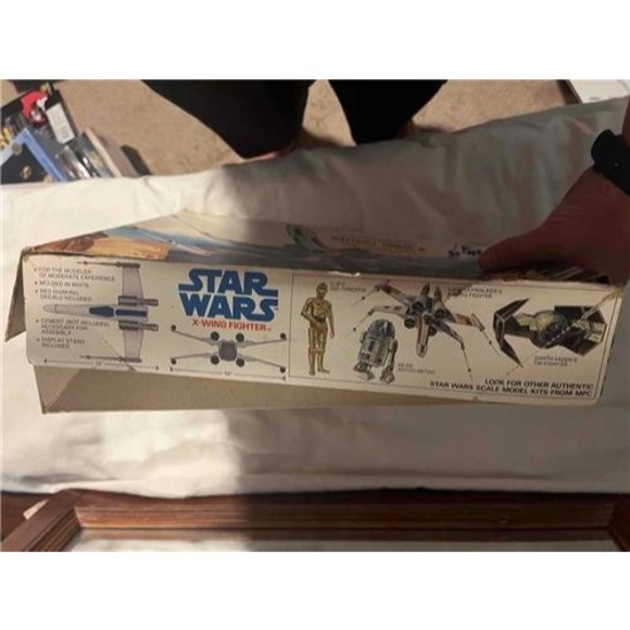 Star Wars Luke Skywalker X-Wing Fighter MPC 1978 model kit New Open Box - Picture 5 of 5